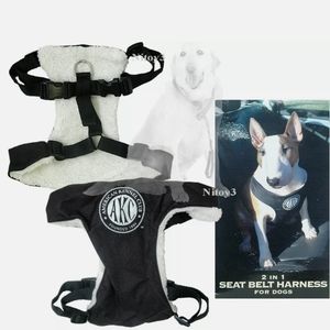 AKC 2 in 1 Seat Belt Harness